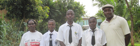 Scholarship recepients:-Lenah, Steven, Grace